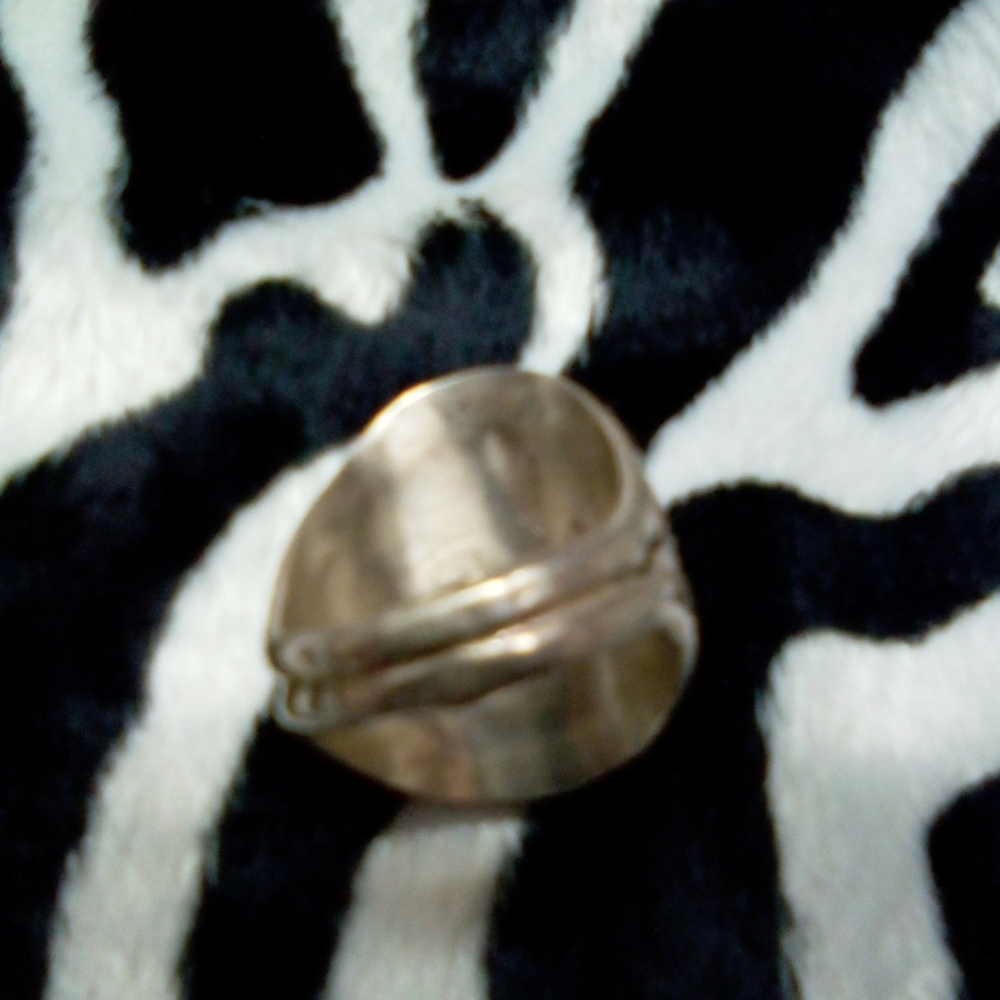 Native American Buffalo Turquoise & Coral Ring - Picture 2 of 5